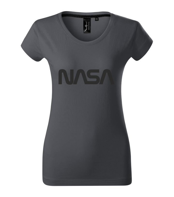 NASA - Prémium női póló világos anthracite