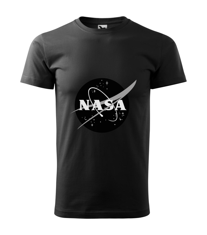 NASA logo 1 - Férfi póló fekete