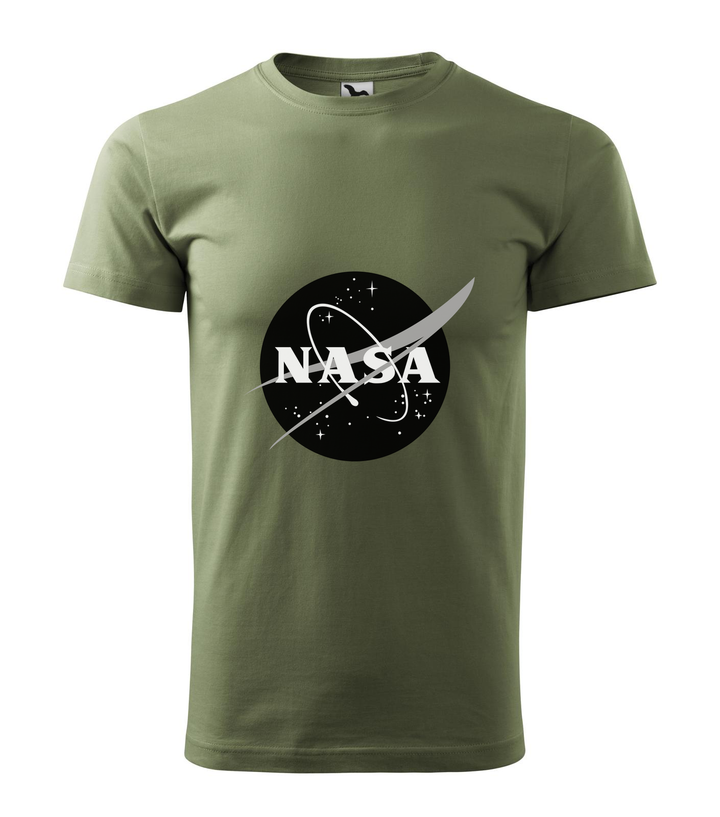 NASA logo 1 - Férfi póló khaki