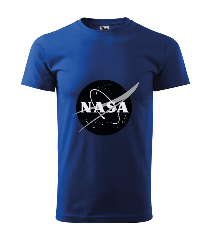 NASA logo 1 - Férfi póló királykék