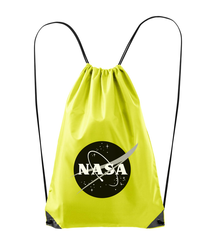 NASA logo 1 - Hátizsák neon sárga