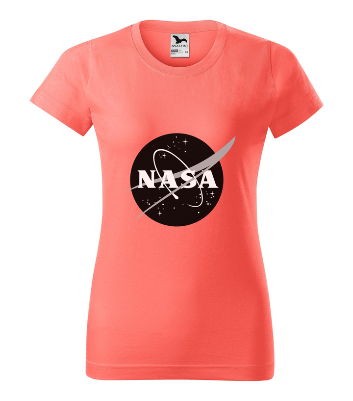 NASA logo 1 - Női póló coral