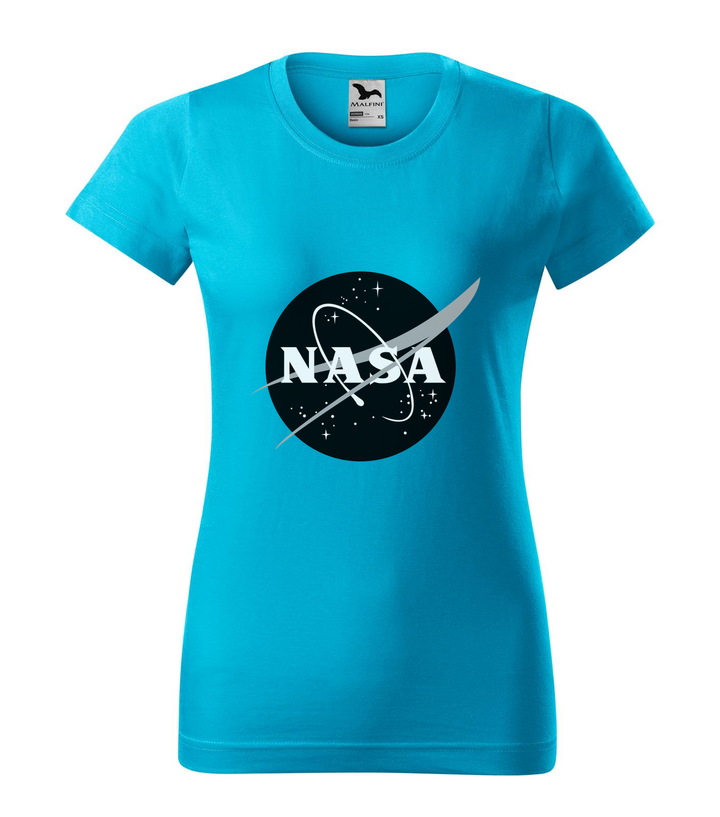 NASA logo 1 - Női póló türkiz