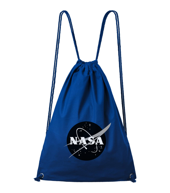 NASA logo 1 - Pamut hátizsák királykék