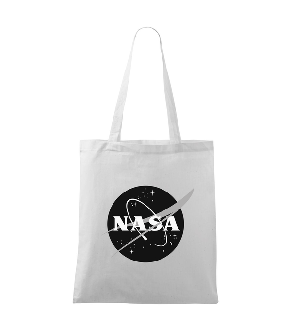 NASA logo 1 - Vászontáska (42 x 38 cm) fehér