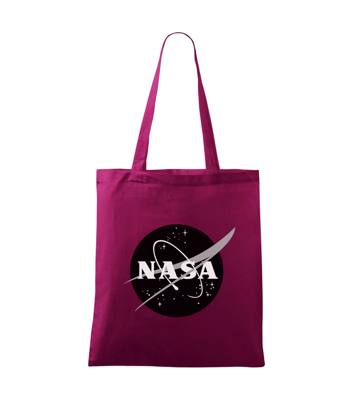NASA logo 1 - Vászontáska (42 x 38 cm) fukszia