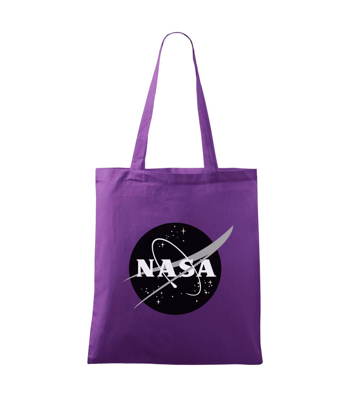 NASA logo 1 - Vászontáska (42 x 38 cm) lila