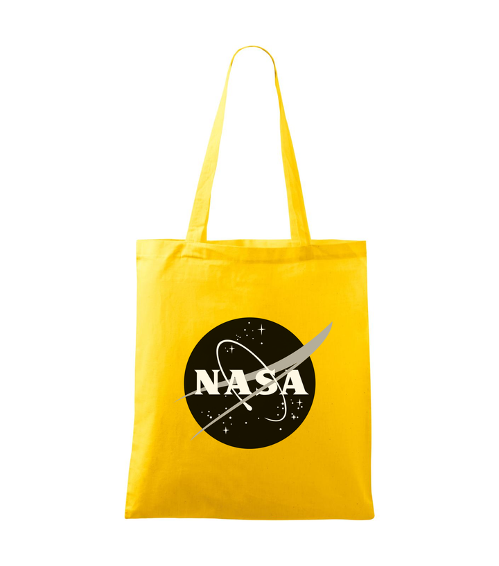 NASA logo 1 - Vászontáska (42 x 38 cm) sárga