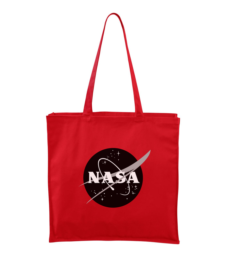 NASA logo 1 - Vászontáska (43 x 43 cm) piros