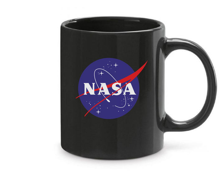 NASA logo 2 - Bögre fekete