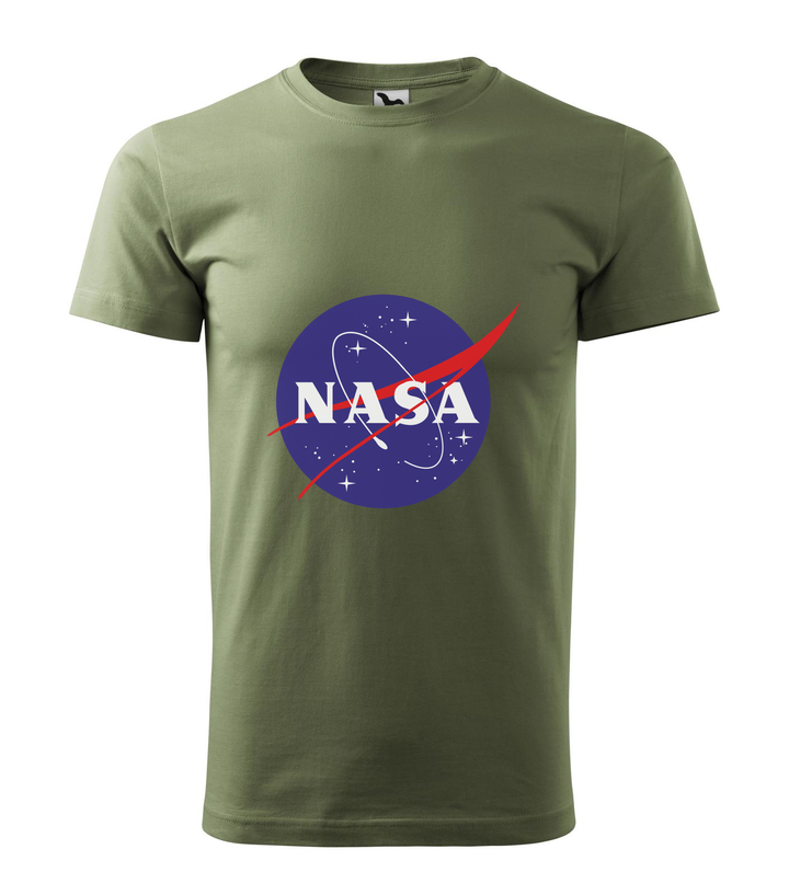 NASA logo 2 - Férfi póló khaki