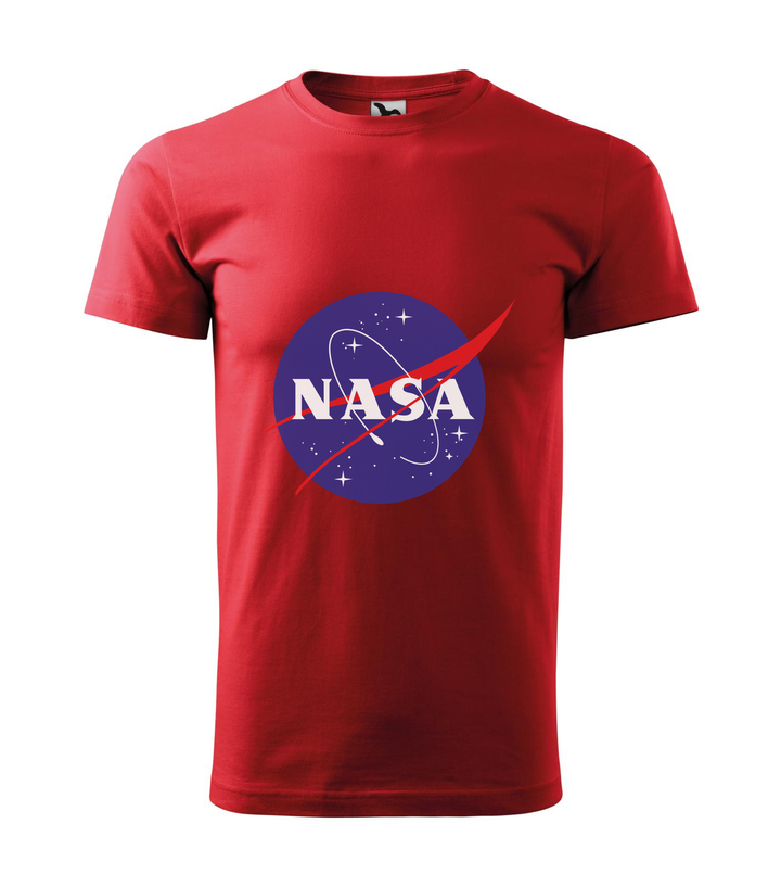 NASA logo 2 - Férfi póló piros