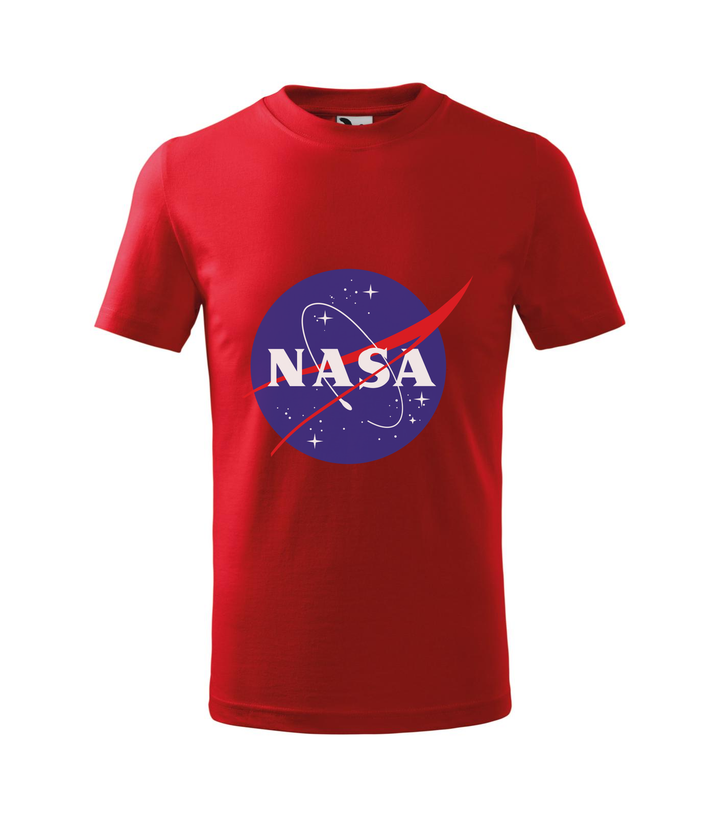 NASA logo 2 - Gyerek póló piros