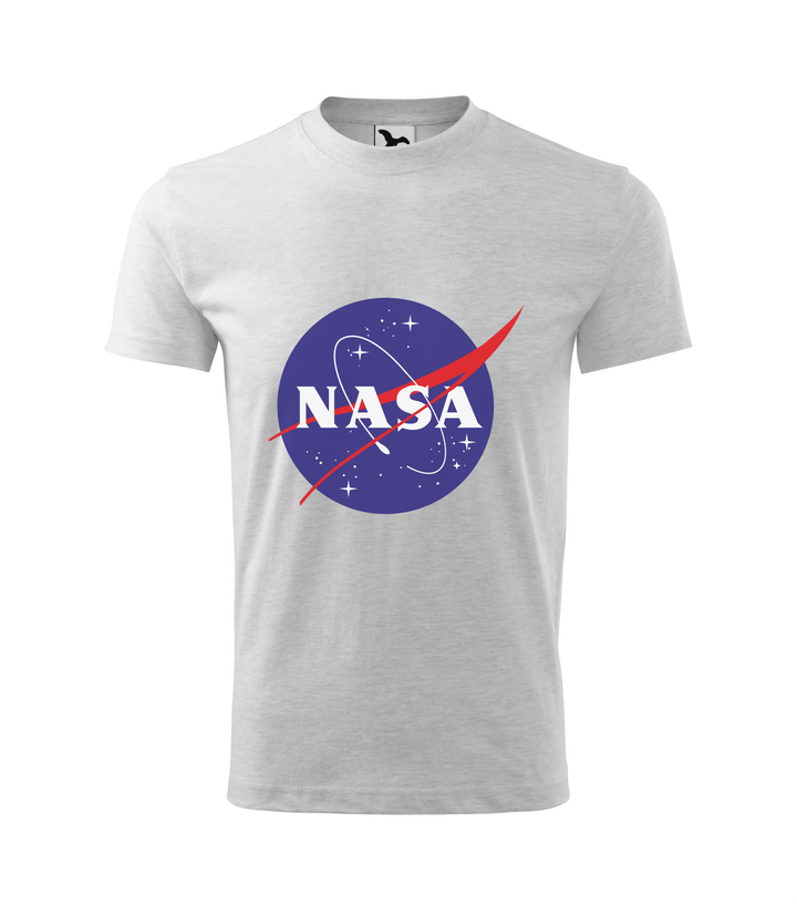 NASA logo 2 - Gyerek póló világosszürke