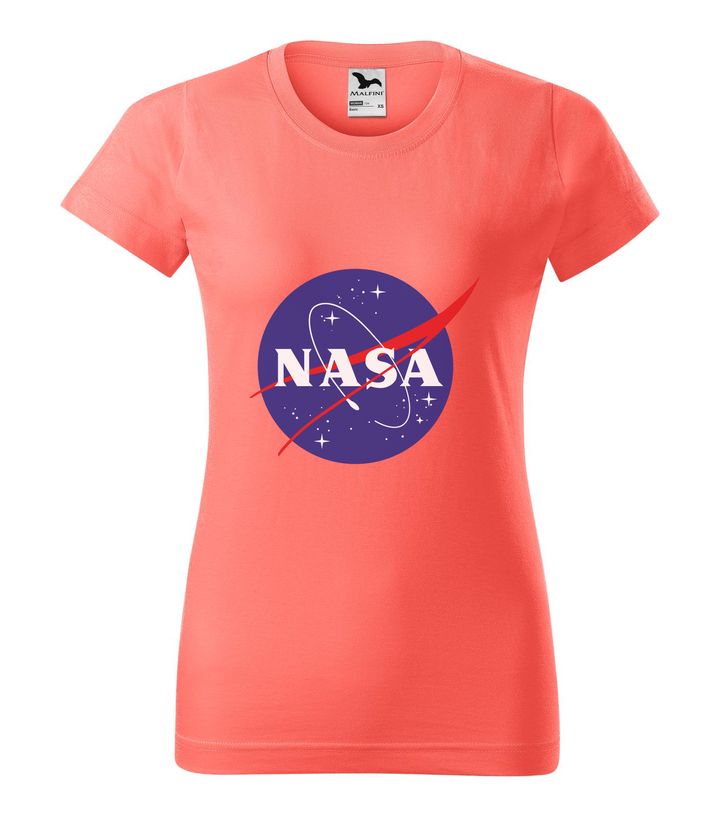 NASA logo 2 - Női póló coral