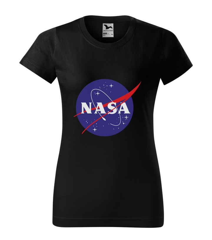 NASA logo 2 - Női póló fekete