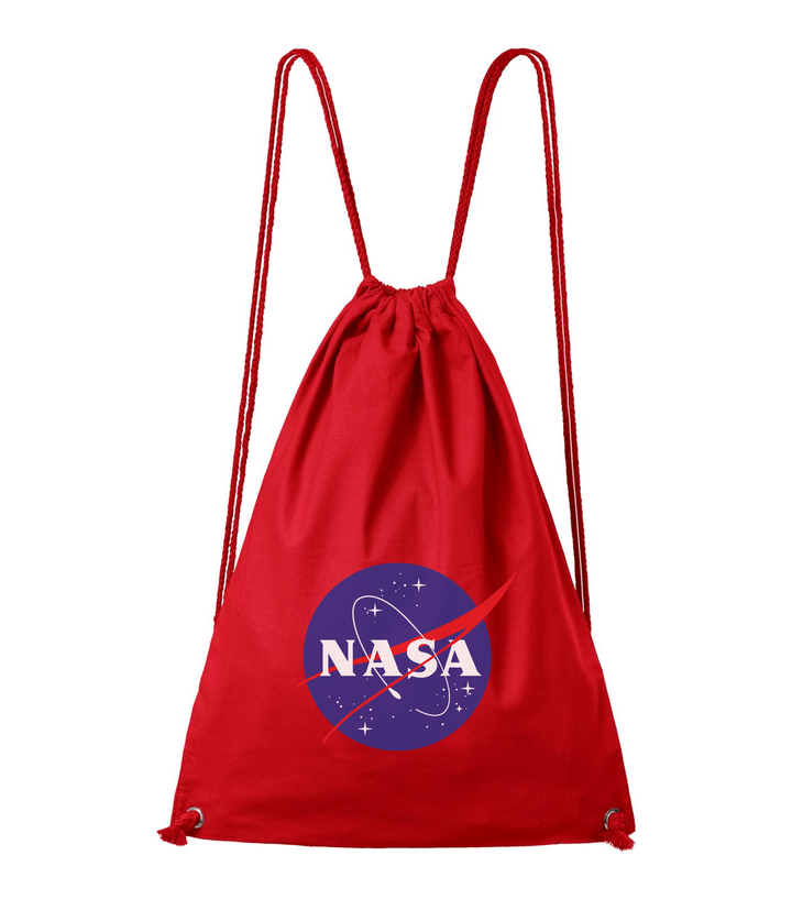 NASA logo 2 - Pamut hátizsák piros