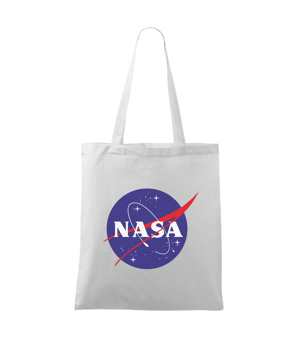 NASA logo 2 - Vászontáska (42 x 38 cm) fehér