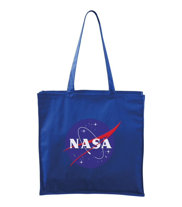 NASA logo 2 - Vászontáska (43 x 43 cm) királykék