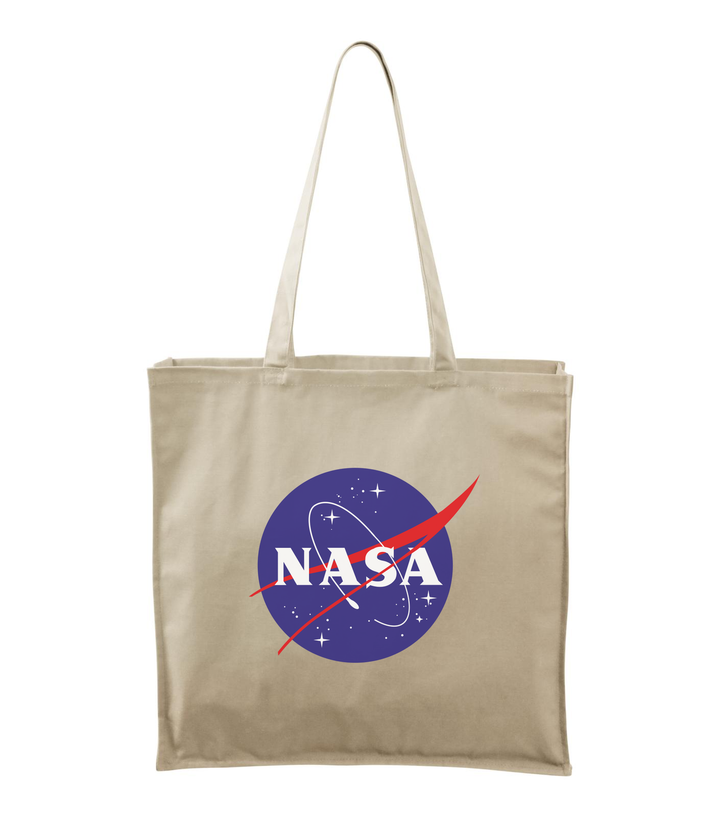 NASA logo 2 - Vászontáska (43 x 43 cm) natúr