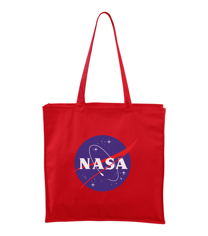 NASA logo 2 - Vászontáska (43 x 43 cm) piros
