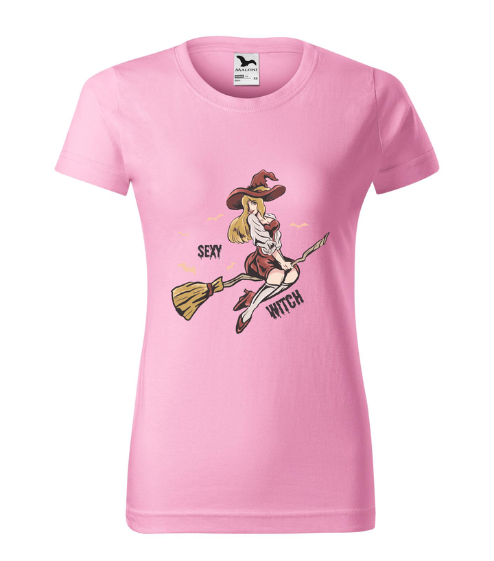 Sexy witch - Női póló rózsaszín