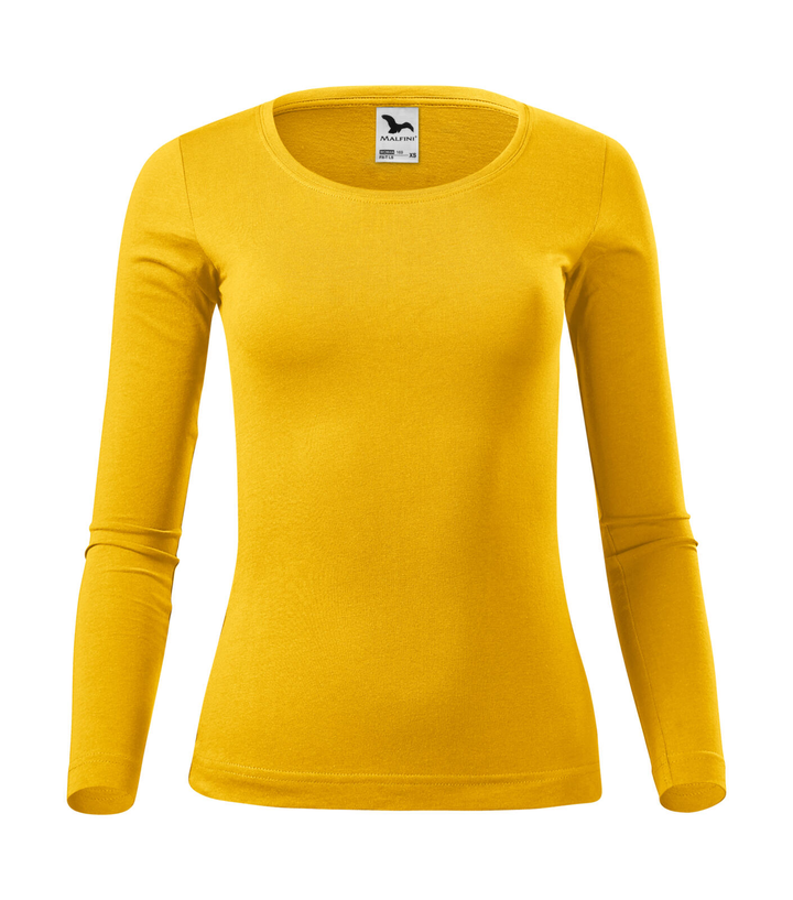 TERVEZD MEG - Hosszú ujjú női póló sárga