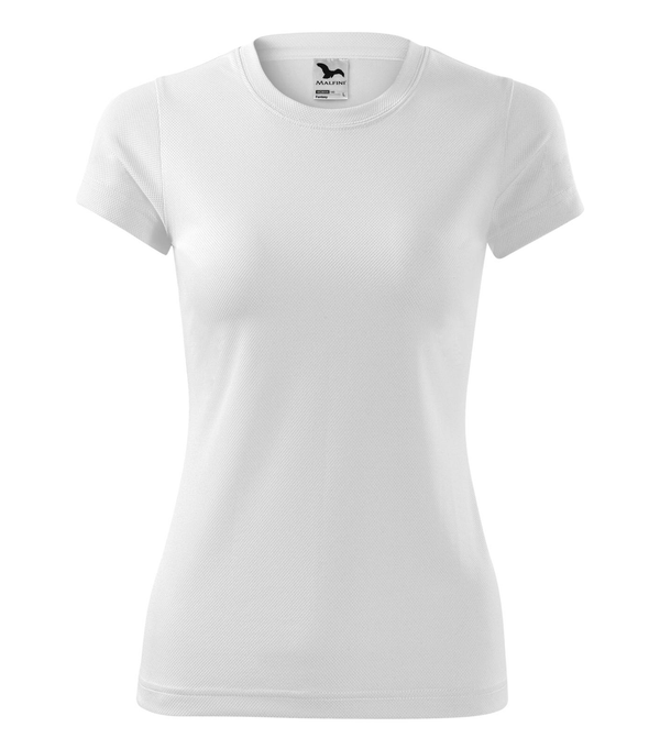 TERVEZD MEG - Női sport póló fehér