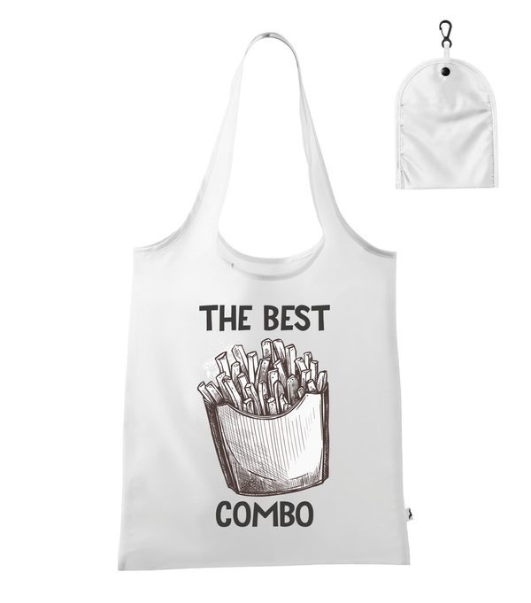 The best combo - Chips - Bevásárló táska fehér