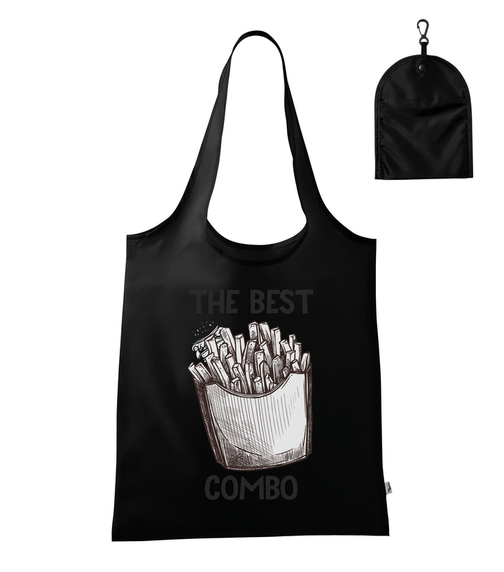 The best combo - Chips - Bevásárló táska fekete