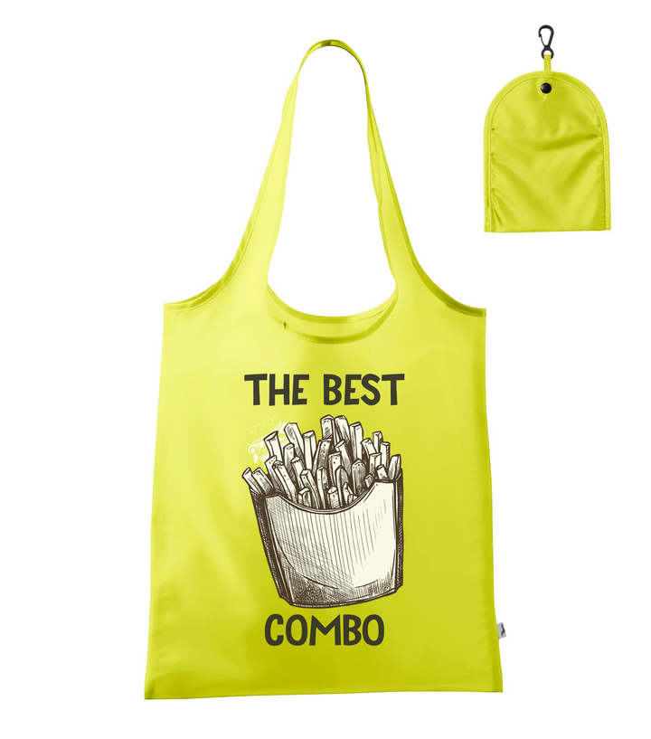 The best combo - Chips - Bevásárló táska neon sárga