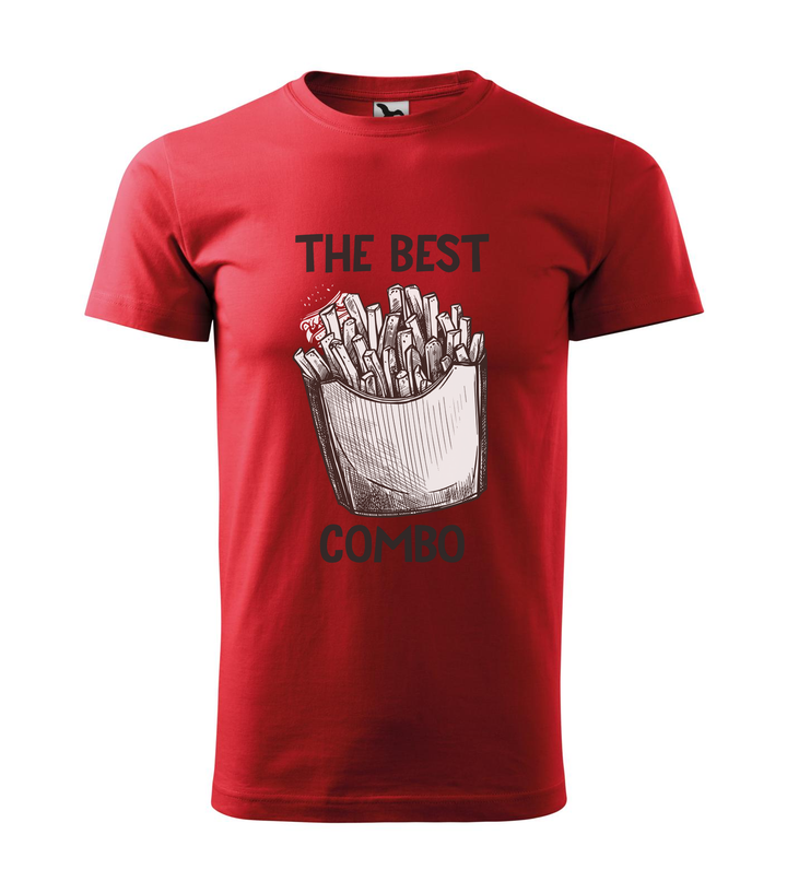 The best combo - Chips - Férfi póló piros