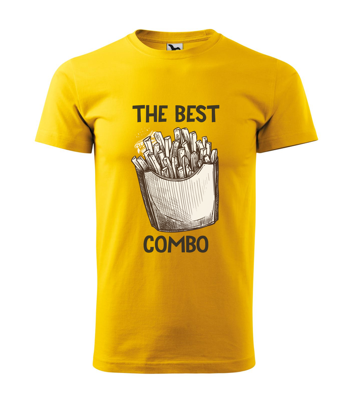 The best combo - Chips - Férfi póló sárga