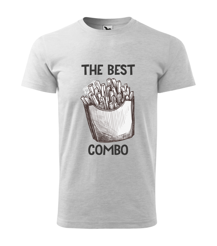 The best combo - Chips - Férfi póló világosszürke