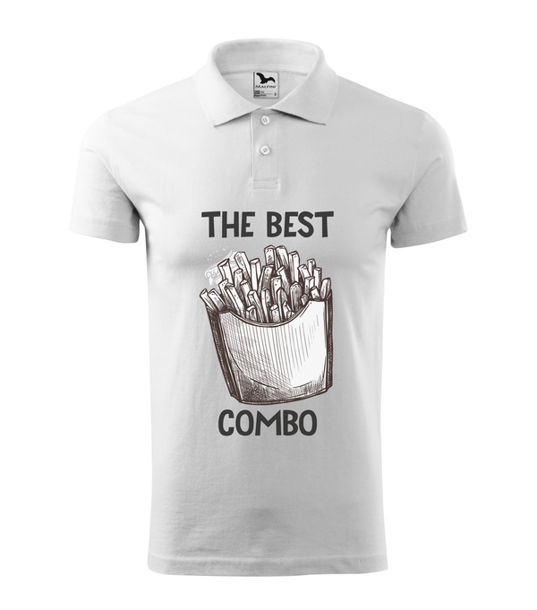 The best combo - Chips - Galléros férfi póló fehér