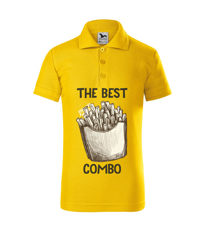 The best combo - Chips - Galléros gyerek póló sárga