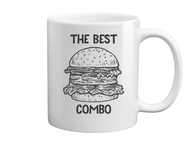 The best combo - Hamburger - Bögre fehér