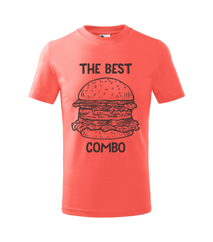 The best combo - Hamburger - Gyerek póló coral