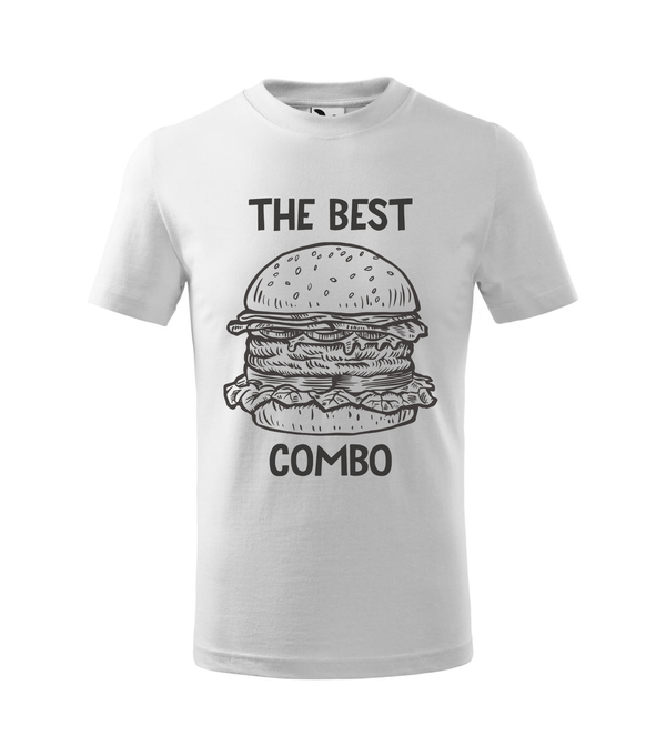 The best combo - Hamburger - Gyerek póló fehér