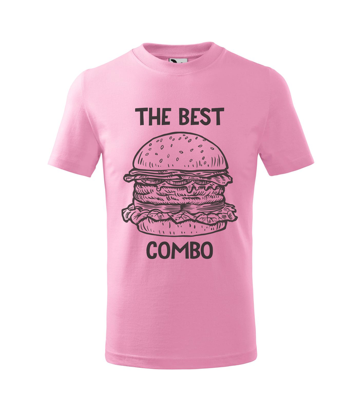 The best combo - Hamburger - Gyerek póló rózsaszín