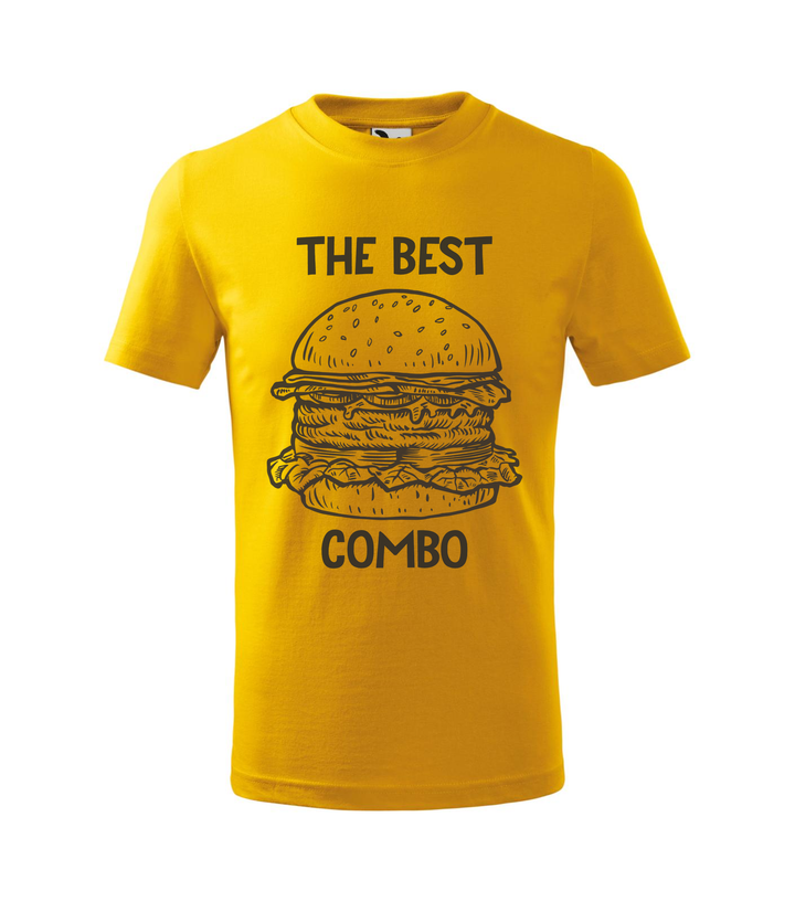The best combo - Hamburger - Gyerek póló sárga