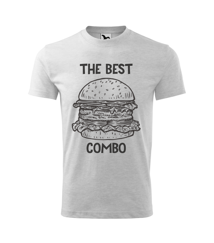 The best combo - Hamburger - Gyerek póló világosszürke