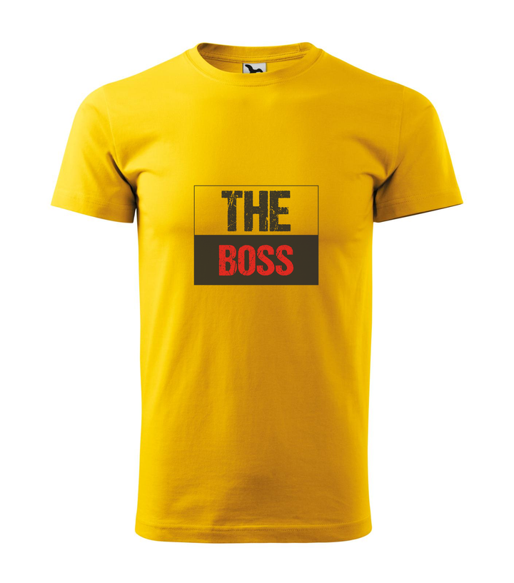 The boss - Férfi póló sárga