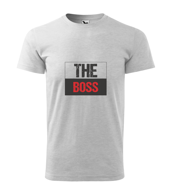 The boss - Férfi póló világosszürke