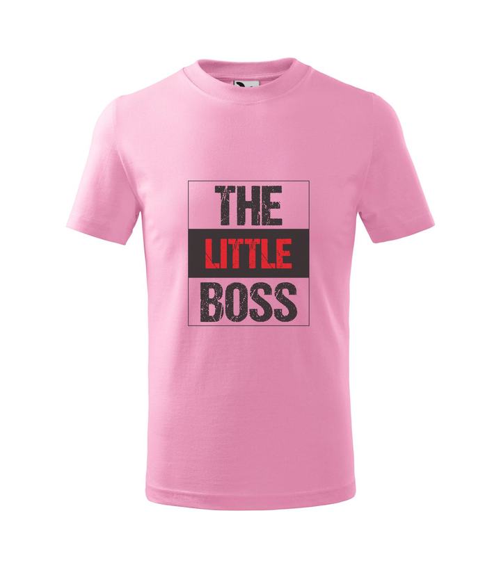 The little boss - Gyerek póló rózsaszín