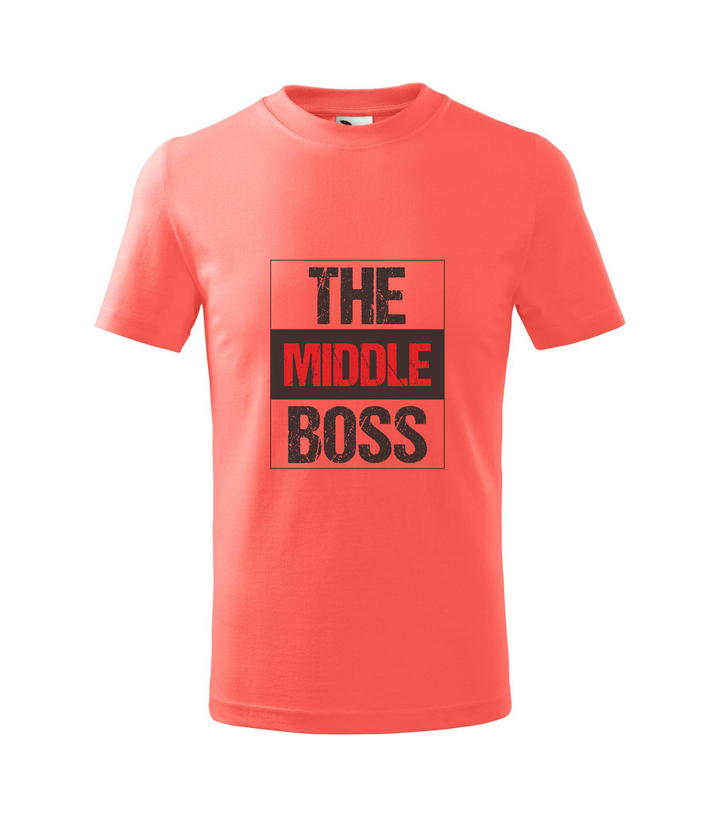 The middle boss - Gyerek póló coral