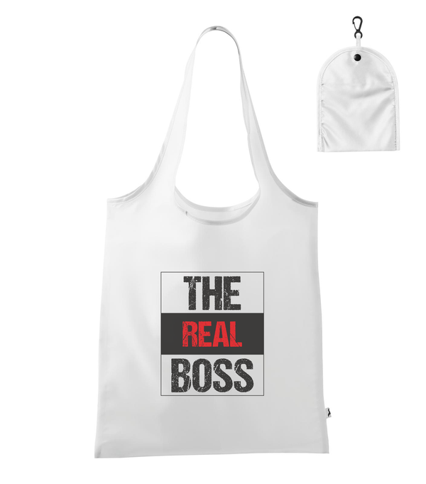 The real boss - Bevásárló táska fehér