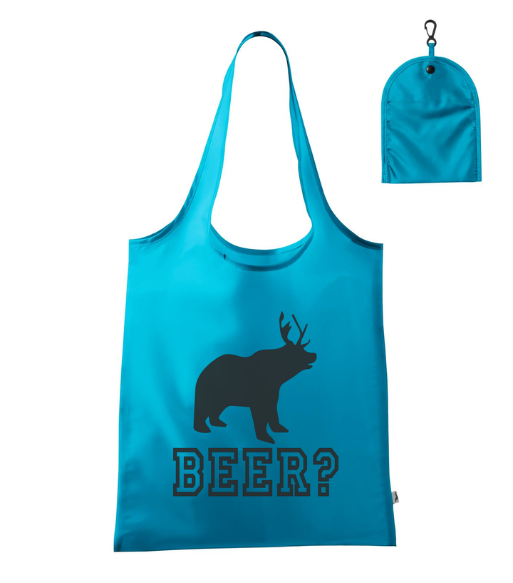 Beer, Deer, Bear? - Bevásárló táska türkiz