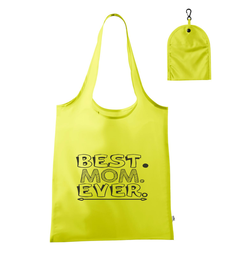 Best mom ever - Bevásárló táska neon sárga