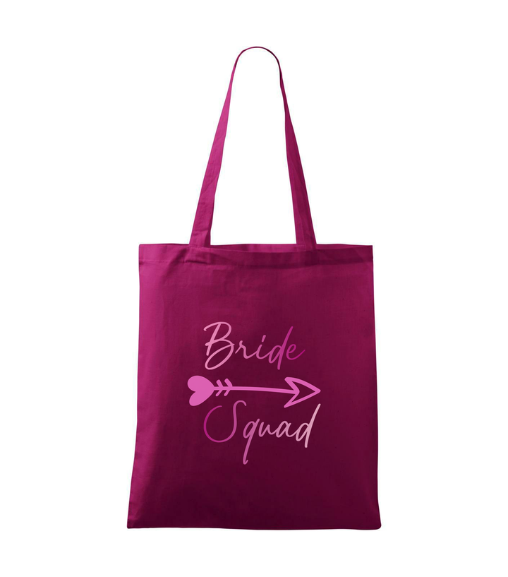 Bride squad - Bevásárló táska fukszia